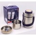 3-Tier Stainless Steel Insulated Thermos Lunch Box Container - 1.6L